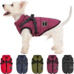 Dog Winter Coat,Warm Jacket Paded Fleece Pet Vest with Built in Harness,Windproo... - Image 2