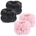 Dorbetar 4 Pcs Wrist Bands for Washing Face, Microfiber Wrist Towels for Washing... - Image 2