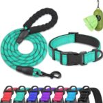 Dynmeow Reflective Dog Collar and Leash Set, 6FT Strong Climbing Rope Leash with... - Image 2