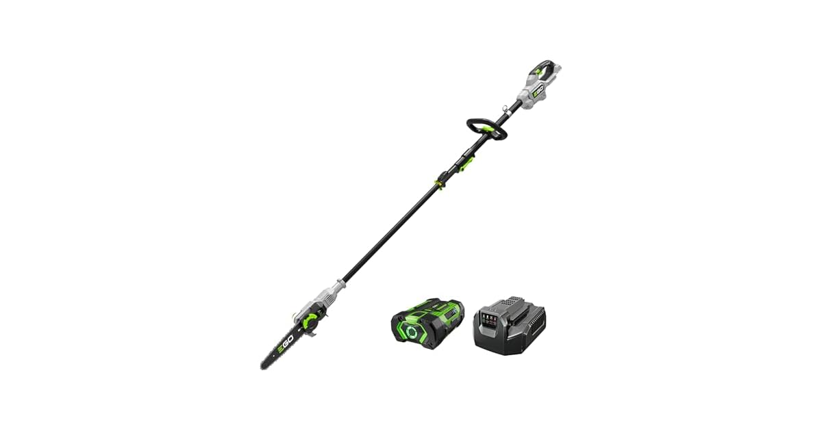 EGO Power+ Cordless Pole Saw with Battery and Charger only $255.64