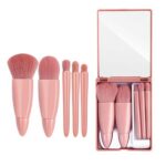 Easy-taken Travel Makeup Brush Set, COSHINE 5pcs Mini Complete Function Cosmetic... - Image 2