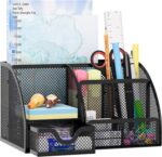 EasyPAG Mesh Desk Organizer with Drawer Multi-functional Pen Holder Stationery O... - Image 2