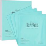 Ebanel Bio Collagen Face Mask, 4-Pack Hydrating Face Masks with 7 Peptides, Hyal... - Image 2