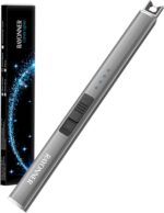 Electric Candle Lighter USB Rechargeable Plasma Arc Windproof Flameless with Saf... - Image 2