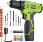 FADAKWALT Cordless Drill Set,12V Power Drill Set with Battery and Charger, Elect... - Image 2