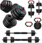 FITPLAM Adjustable dumbbell set,20/35/45/55/70/90lbs Free Weights set with upgra... - Image 2