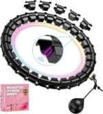 Fit Hoop Weighted Hula Pilates Circles, 32 Detachable Parts,Weight Loss Fitness ... - Image 2