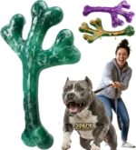 Frienhund 2 Pack Indestructible Dog Chew Toys for Aggressive Chewers - Textured ... - Image 2
