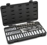 GEARWRENCH 76 Pc. 1/4" & 3/8" Drive 12 Pt. Standard & Deep Mechanics Tool Set, S... - Image 2
