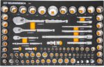 GEARWRENCH 83 Pc. 1/4, 3/8", 1/2" 90-Tooth SAE/Metric Mechanics Tool Set with EV... - Image 2