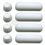 Gadgetime USA Toilet Seat Bumper Kit - Toilet Seat Risers & Toilet Cover Bumpers... - Image 2
