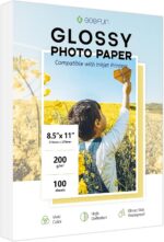 Glossy Photo Paper 8.5x11 Inch, Goefun 200GSM/54LB Inkjet Printer Paper for Dye ... - Image 2