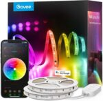 Govee 100ft RGBIC LED Strip Lights, Smart LED Lights Work with Alexa and Google ... - Image 2