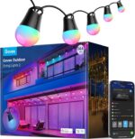 Govee Smart Outdoor String Lights 2, 144ft Outdoor Lights with Dimmable Warm Whi... - Image 2