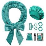 Gwabee No Heat Overnight Curl Headband, 70" Soft Ribbon Wrap for Long Hair, 9 PC... - Image 2