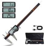 HARDELL Digital Caliper, Rechargeable 0-8 Inch Calipers Measuring Tool with Larg... - Image 2