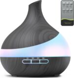 HJTHJT 500ML Essential Oil Diffuser: Aroma Diffuser with Remote Control for Hote... - Image 2