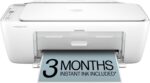 HP DeskJet 2827e Wireless All-in-One Color Inkjet Printer, Scanner, Copier, Best... - Image 2