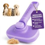 Hertzko Self Cleaning Slicker Brush for Dogs and Cats - Pet Hair Brush for Shedd... - Image 2