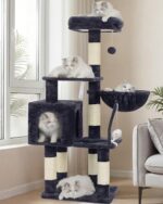Heybly Cat Tree with Toy, Cat Tower condo for Indoor Cats, Cat House with Padded... - Image 2