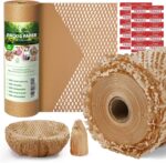 Honeycomb Packing Paper,12 inch x 200 ft Bubble Cushioning Wrap for Packing Movi... - Image 2