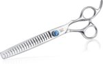 JASON 7 Inch 21-Teeth Chunkers Shears for Dogs, Ergonomic Cats Grooming Texturiz... - Image 2