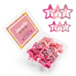 JASVERLIN 36 Pcs Star Snap Hair Clips, Y2k Colorful Cute Barrettes for Women Gir... - Image 2