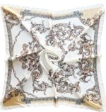 Julunar Silk Like Head Scarf for Women - Satin Large Hair Scarves - 35" Square S... - Image 2