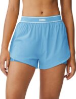 K-Swiss Women's 2 in 1 Athletic Running Shorts with Liner Pockets for Gym Workou... - Image 2