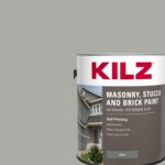 KILZ Self-Priming Masonry, Stucco and Brick Paint, Interior/Exterior, Flat, Gray... - Image 2