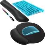 KTRIO Ergonomic Keyboard Wrist Rest and Mouse Pad with Wrist Rest Set, Memory Fo... - Image 2