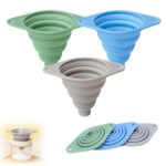 Kitchen Funnel Set, 2025 New Food Grade Silicone Collapsible Small Funnel for Ki... - Image 2