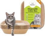 Kitty Sift Disposable Cat Litter Box Large, 6 Count, Durable Portable for Travel... - Image 2