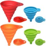 KongNai Kitchen Funnel Set 4 Pack, Small and Large, Kitchen Gadgets Accessories ... - Image 2