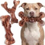 Kseroo 3-Pack Indestructible Dog Chew Toys for Aggressive Chewers: Bacon Flavore... - Image 2