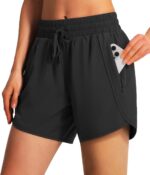 Ksmien Women's 5"/ 7" Athletic Running Shorts Quick Dry Lightweight Workout Gym ... - Image 2