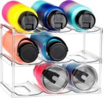 LARGER Compartment - Stackable Water Bottle Organizer Holder - for Stanley & Oth... - Image 2