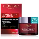 L'Oreal Paris Revitalift Triple Power Anti-Aging Face Moisturizer, Pro Retinol, ... - Image 2