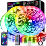 Leeleberd Led Lights for Bedroom 100 ft (2 Rolls of 50ft) Music Sync Color Chang... - Image 2