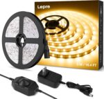 Lepro LED Strip Light White, 16.4Ft Dimmable Vanity Lights, 3000K Super Bright L... - Image 2