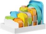 Lifewit Kitchen Cabinet Organizer for Food Contanier Lid, Lid Holder with 6 Adju... - Image 2