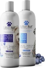 Lillian Ruff PRO Formula Berry Blue Brightening Dog Shampoo & Conditioner Set - ... - Image 2