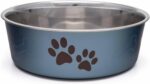 Loving Pets Bella Dog Bowls- Stainless Steel Dog & Cat Bowls - Spill Proof Dog F... - Image 2