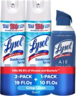 Lysol Bundle containing x2 Lysol Disinfectant Spray for Hard and Soft Surfaces, ... - Image 2