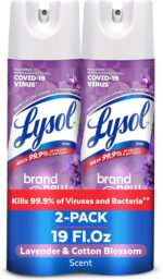Lysol Disinfectant Spray, Household Cleaning Supplies, Disinfecting Multi-Purpos... - Image 2