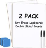 MaxGear Small White Board 2 Pack Dry Erase Boards, 9''x 12'' Mini White Board Do... - Image 2
