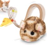 Migipaws Interactive MigiMouse Cat Toy 360° Rolling & Spin with Mesh Plastic Tai... - Image 2