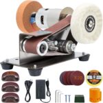 Mini Belt Sander, Electric Small Sander Knife Making Supplies, 7 Adjustable Spee... - Image 2