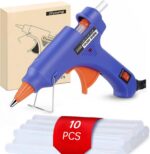 Mini Hot Glue Gun 10pcs Glue Stick Hot Glue Gun Set For Quick Repair Artist DIY ... - Image 2