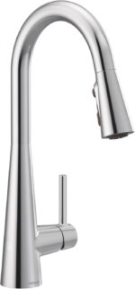 Moen Sleek Chrome Pulldown Kitchen Faucet Featuring Pull Down Sprayer with Power... - Image 2